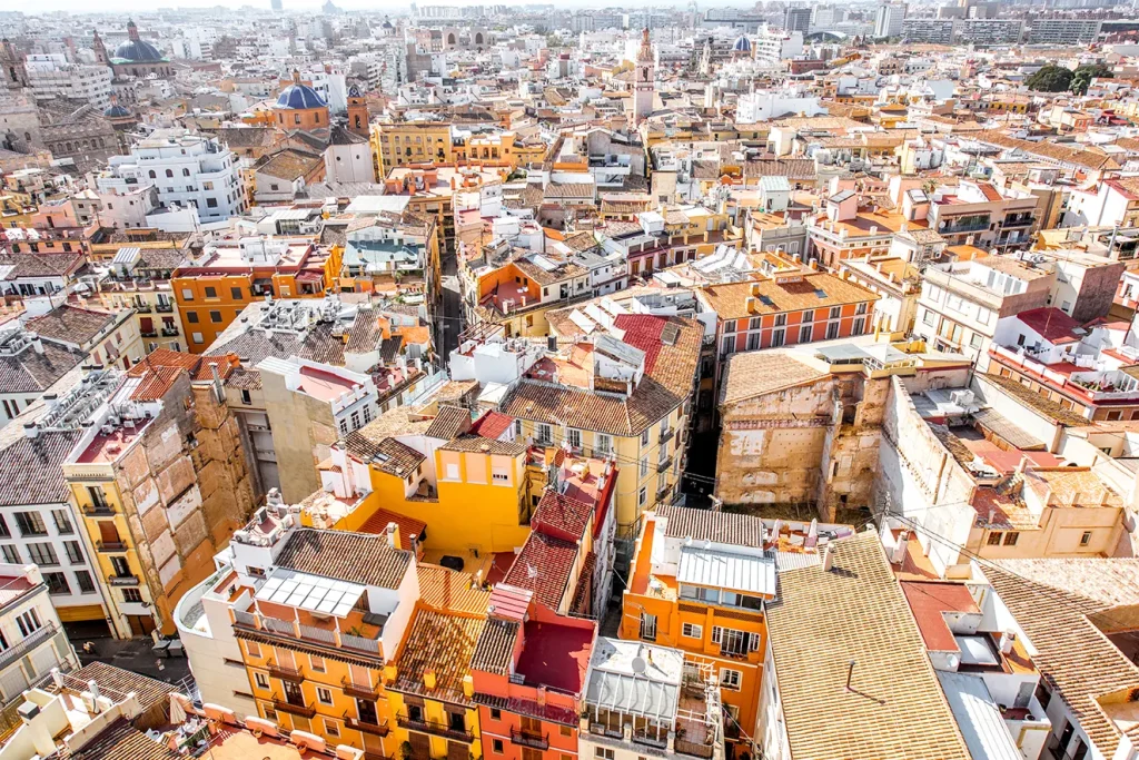 Vista de la ciudad de Valencia